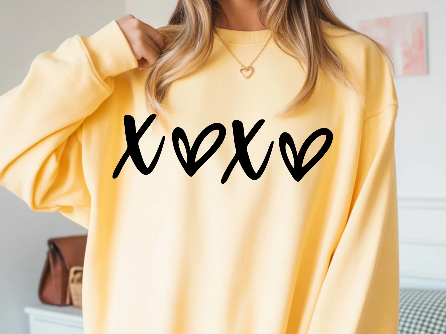 XOXO Cozy Sweatshirt – Cute Gift Idea for Her